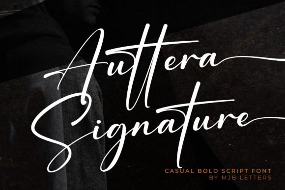 Auttera Signature: A Refined Script Font for Professional Branding