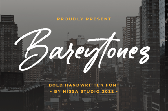 Bareytones: The Perfect Script Font for Crafters and Makers