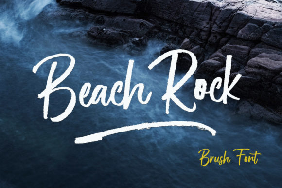 Beach Rock: A Stylish Script Font for Crafters & Product Designers