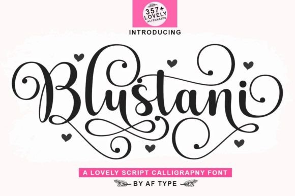 Blustani: A Luxurious Handwritten Font for Elegant Web Design