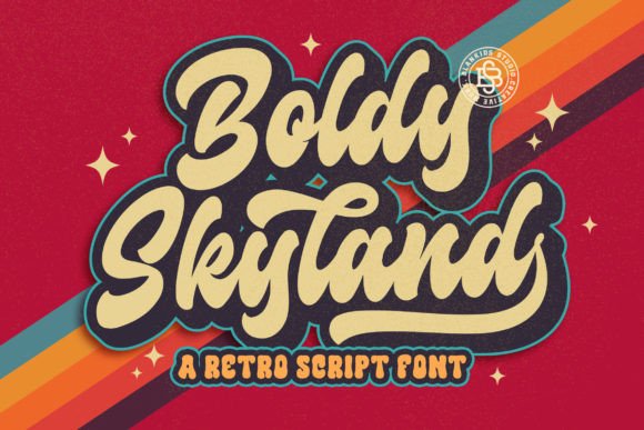Boldy Skyline: A Vintage-Inspired Font That Elevates Craft & Product Design