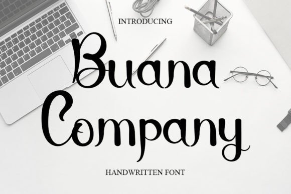 Buana Company: A Dainty Handwritten Font for Crafters and Makers