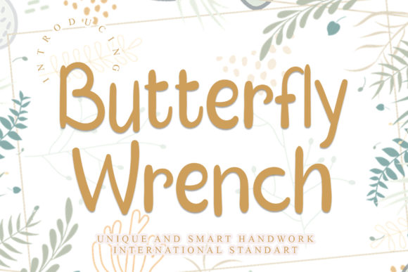 Butterfly Wrench: A Handwritten Font That Elevates Your Brand