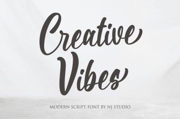 Creative Vibes: A Modern Script Font for Cohesive Branding