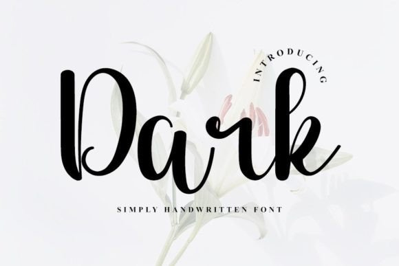 Dark: A Handwritten Font That Elevates Editorial Design