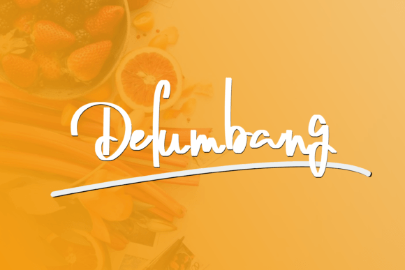 Delumbang: A Handwritten Script Font for Modern Editorial Design