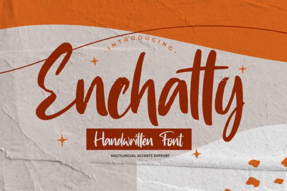 Enchatty: A Classy Script Font That Elevates Small Business Branding