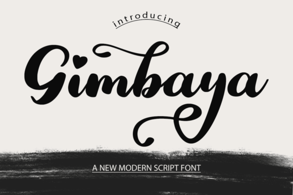 Gimbaya: A Modern Calligraphy Font for Web Designers