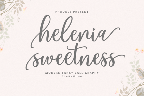 Helenia Sweetness: A Modern Calligraphy Font for Elegant Brand Identities