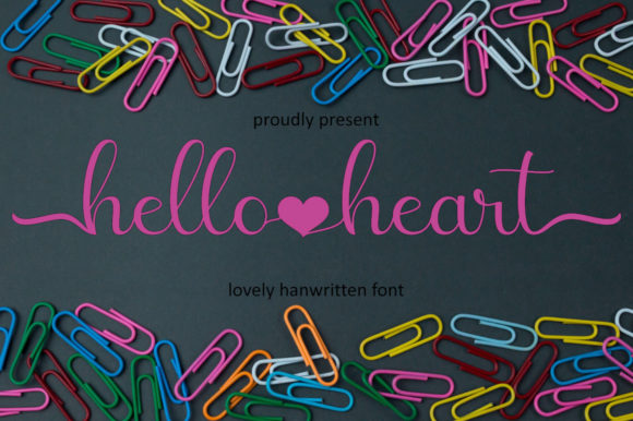 Hello Heart: A Romantic Script Font for Modern Brand Campaigns