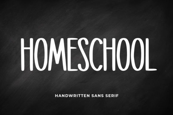 Homeschool: A Thoughtful Script Font for Editorial Charm