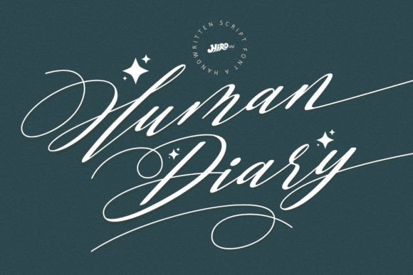 Human Diary: A Stylish Handwritten Font for Modern Brand Campaigns