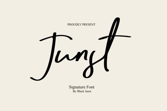 Junst: A Signature Font That Elevates Modern Web Design