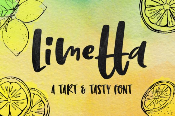 Limetta: A Hand-Lettered Font That Brings Personality to Every Craft