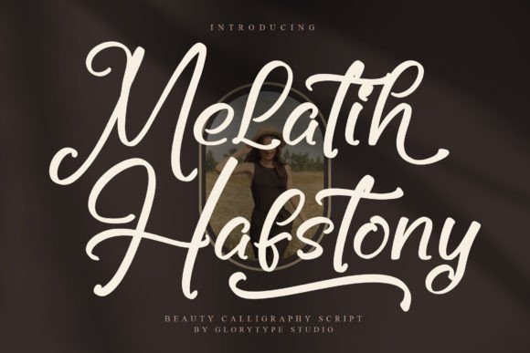 Melatih Hafstony: A Playful Calligraphy Font for Creative Branding