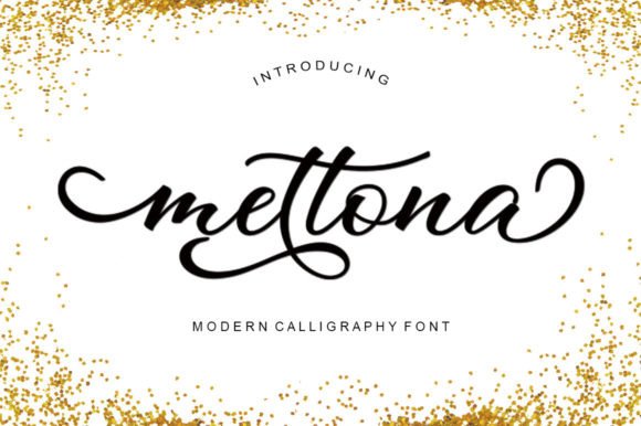 Mettona: A Modern Script Font for Digital Branding and Web Design