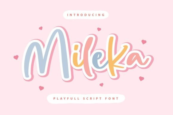 Mileka: A Trendy Handwritten Font for Modern Marketing and Digital Design