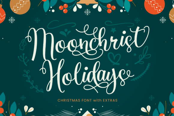 Moonchrist Holidays: A Premium Script Font for Polished Branding