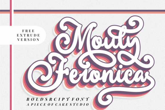Mouly Feronica: A Bold Script Font for Scroll-Stopping Digital Campaigns