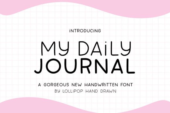 My Daily Journal: A Handwritten Font That Brings Personality to Every Page