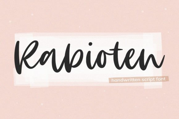 Rabioten: A Delightful Script Font for Web Designers and Digital Creators