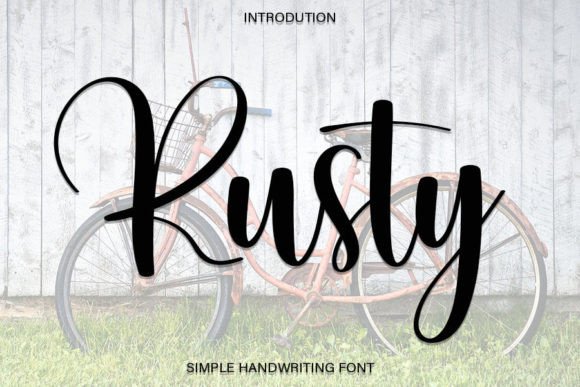 Rusty: A Handwritten Font for Modern Marketing and Digital Design