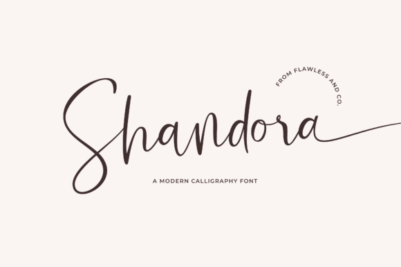 Shandora: A Sweet Script Font That Elevates Small Business Branding