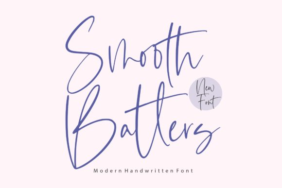 Smooth Batters: A Script Font That Elevates Editorial Design
