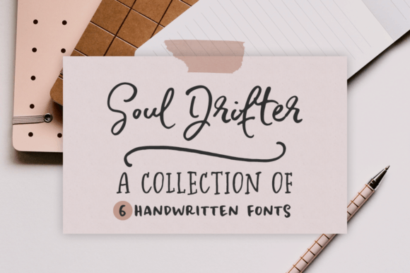 Soul Drifter: A Handwritten Font Collection for Crafters and Makers