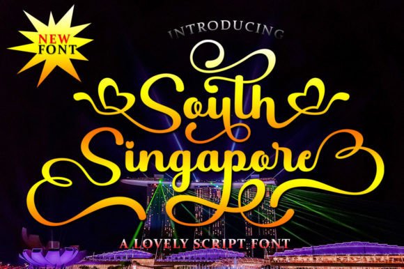 South Singapore: A Delicate Handwritten Font for Elegant Brand Identities
