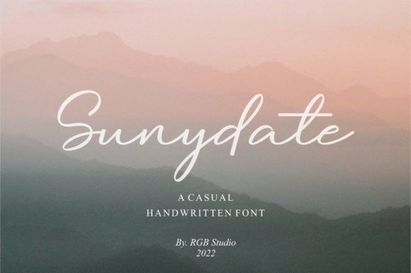 Sunydate: A Handwritten Font for Versatile Editorial Design