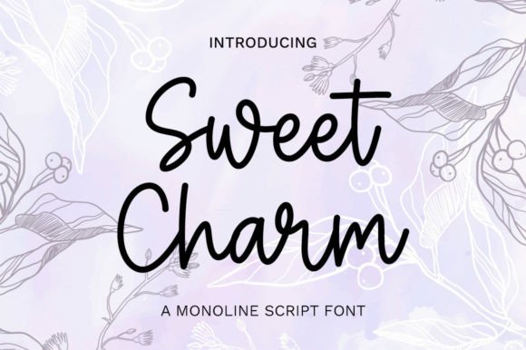Sweet Charm: A Graceful Script Font for Makers and Creative Sellers