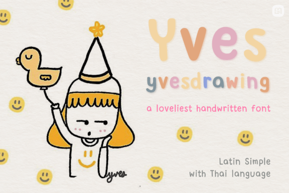Yves Yvesdrawing: A Fresh Handwritten Font for Modern Campaign Design